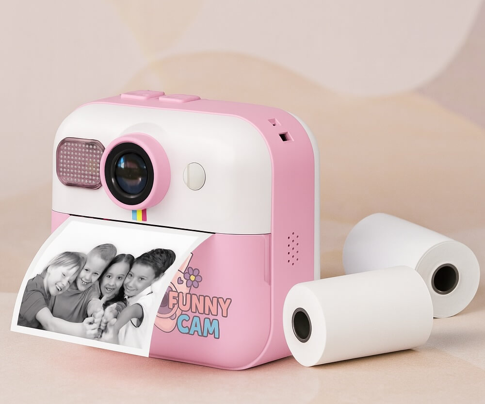funny cam pink hârtie